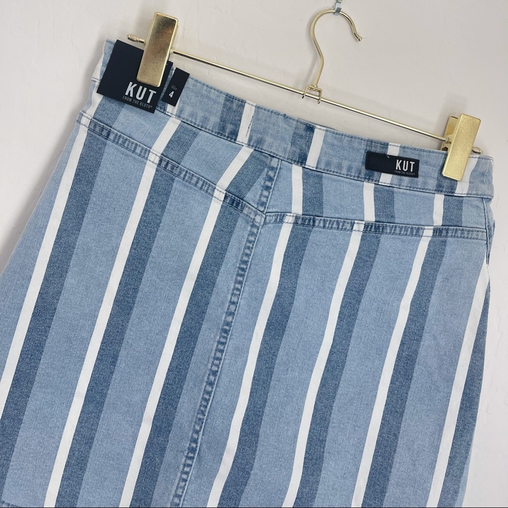 Kut From The Kloth Connie Asymmetrical Denim Skirt - Picture 3 of 6
